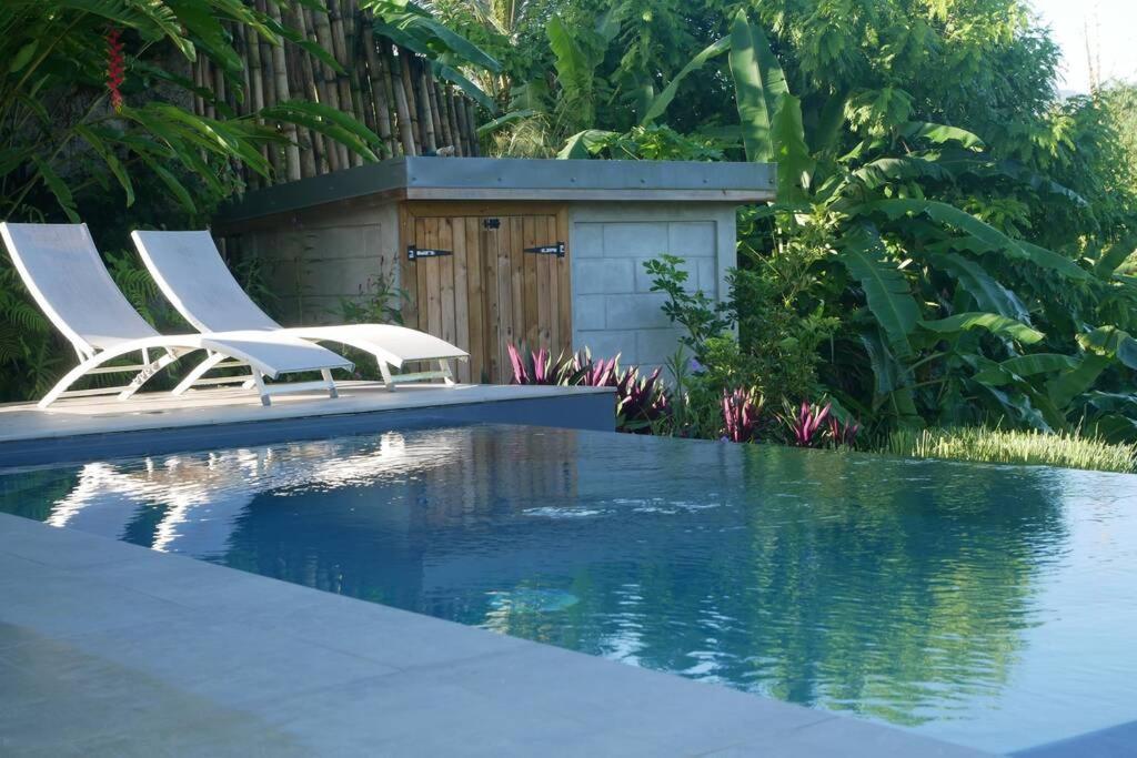 Villa Kumquat Avec Piscine Et Vue Sur Les Montagnes Petit-Bourg Exterior foto