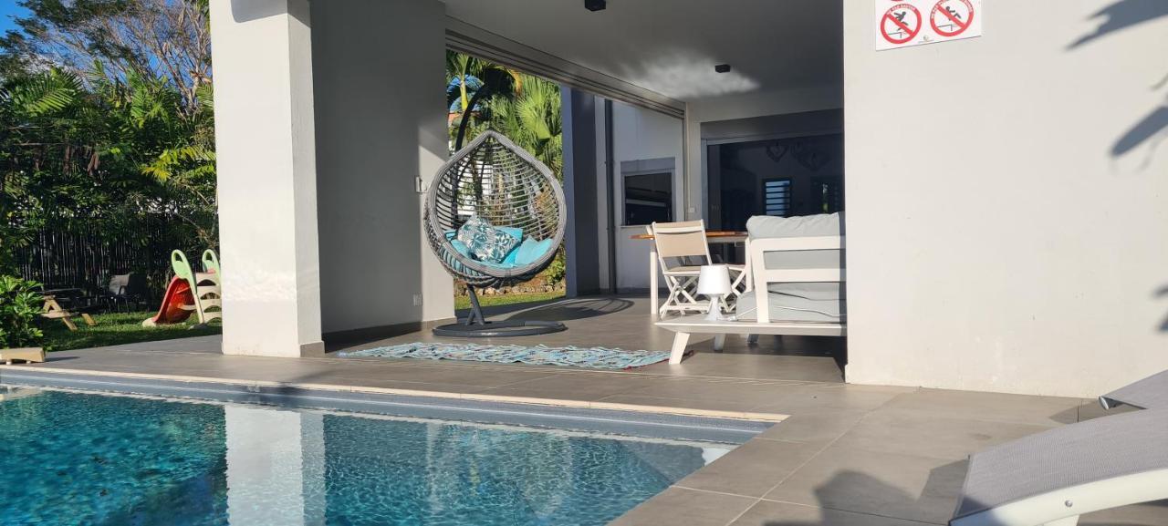 Villa Kumquat Avec Piscine Et Vue Sur Les Montagnes Petit-Bourg Exterior foto